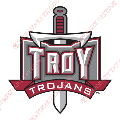 Troy Trojans Customize Temporary Tattoos Stickers NO.6591